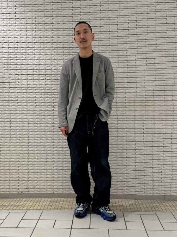 オンオフ兼用可能！メランジニットイージージャケット