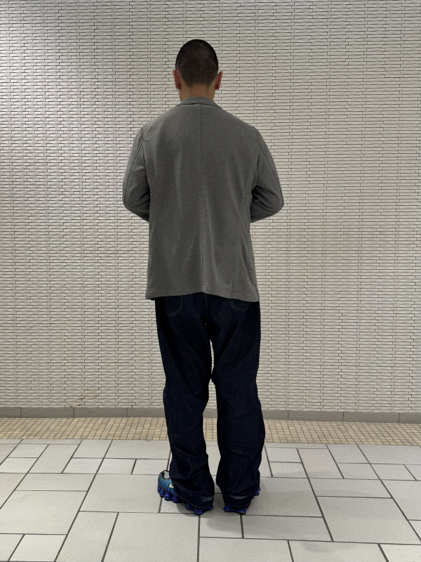 オンオフ兼用可能！メランジニットイージージャケット