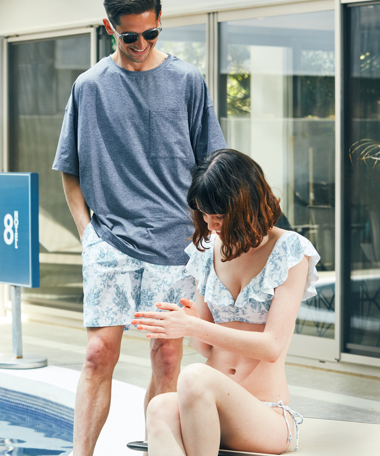 レディースとリンクコーデ💁‍♀️メンズ水着のご紹介です😉✨