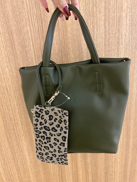 アニマル柄ポーチツキミニ2wayトートバッグ