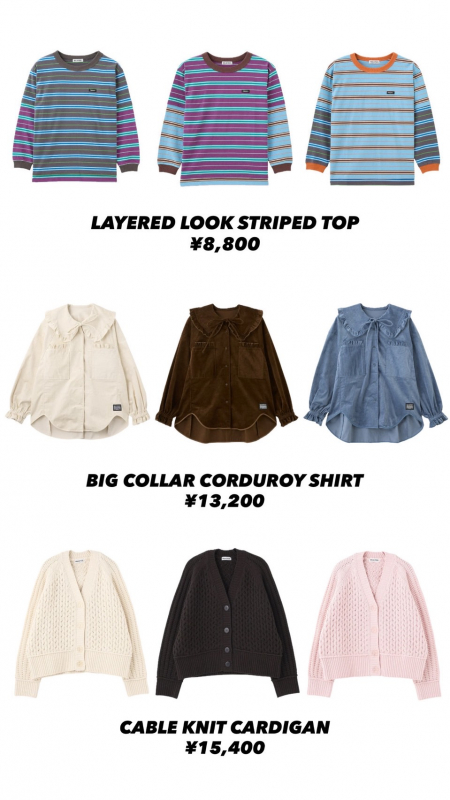 🐯MILKFED. 今週の新作アイテム🍓