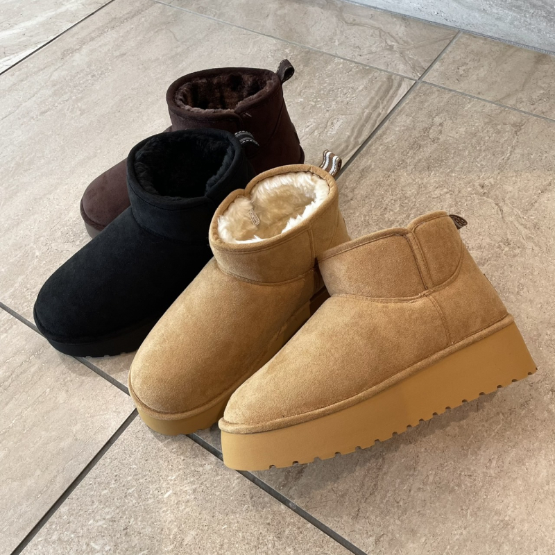 『ABC SELECT 厚底ボアブーツ』