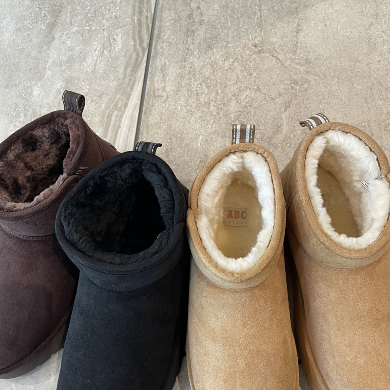 『ABC SELECT 厚底ボアブーツ』