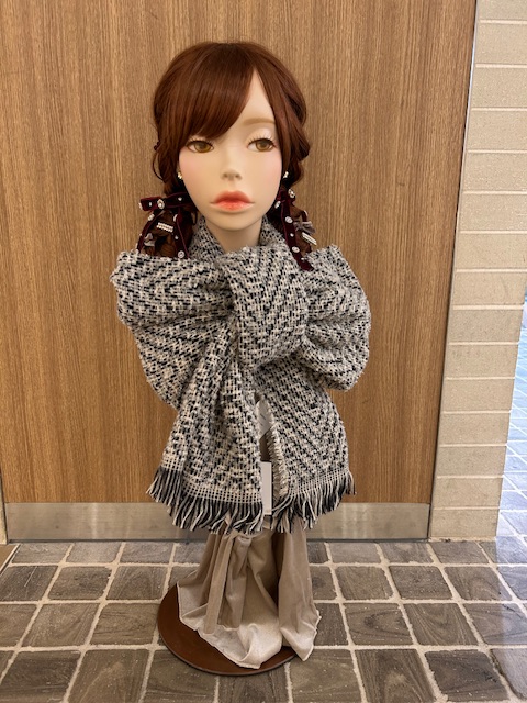ツイード柄ストール🧣