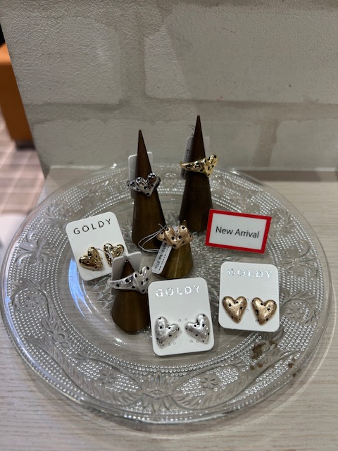 ハートドットピアス&リング🤍