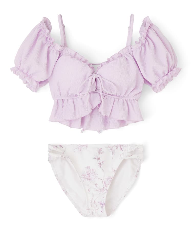 4F【San-ai resort northely】《楽盛り水着》パフスリーブワイヤービキニ入荷いたしました❤︎