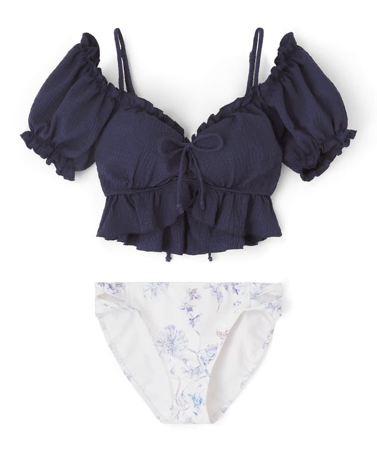 4F【San-ai resort northely】《楽盛り水着》パフスリーブワイヤービキニ入荷いたしました❤︎