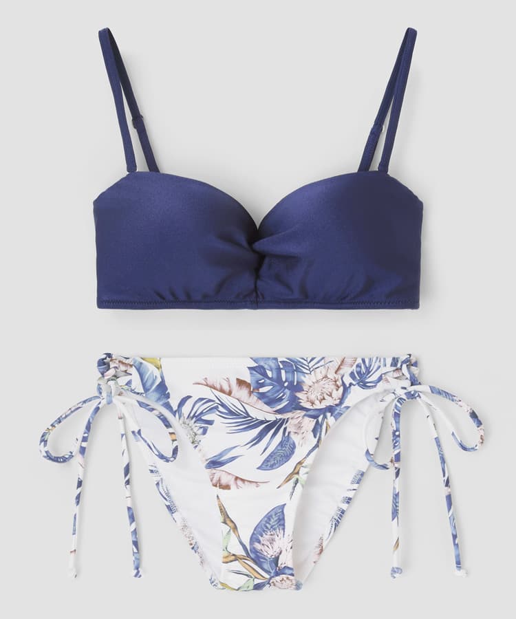 4F【San-ai Resort northerly】FUWAMARU レイヤードノンワイヤービキニ🫧🐠