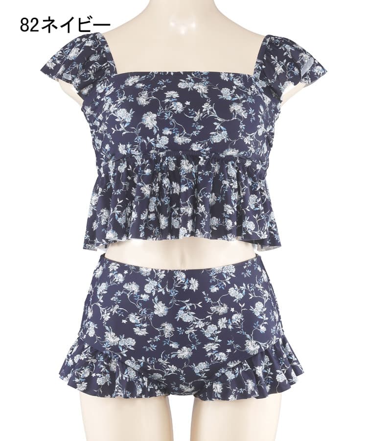 4F【San-ai Resort northerly】フリルビスチェノンワイヤービキニ入荷いたしました♡