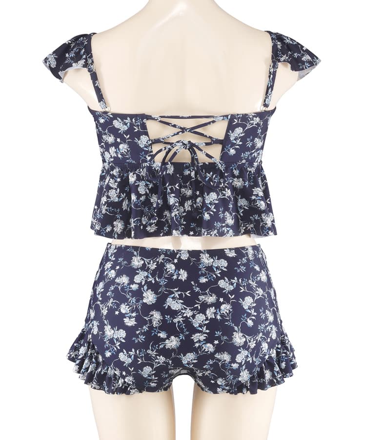 4F【San-ai Resort northerly】フリルビスチェノンワイヤービキニ入荷いたしました♡