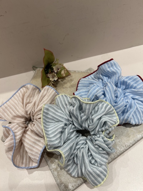 💚stripe シュシュ🩵
