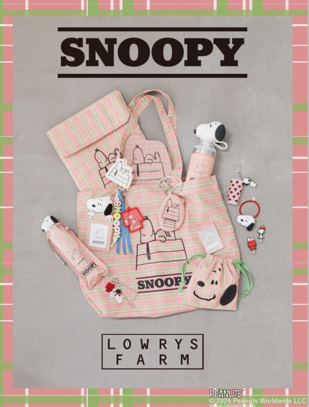 SNOOPY × LOWRYS FARM コラボアイテム登場⭐️
