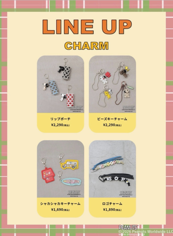 SNOOPY × LOWRYS FARM コラボアイテム登場⭐️